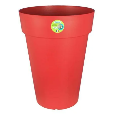 Pot Riviera Rouge Plastique Rond Ø 50 cm Ø 50 x 66 cm de Riviera, Pots de fleurs - Réf : S7152075, Prix : 58,29 €, Remise : %