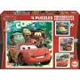 Puzzle Educa Cars (4 Unités) de Educa, Puzzles classiques - Réf : S7157357, Prix : 26,17 €, Remise : %