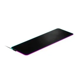 Mouse Mat SteelSeries QcK Prism Cloth XL Gaming Black 90 x 30 cm LED RGB Multicolour by SteelSeries, Keyboard and mouse acces...