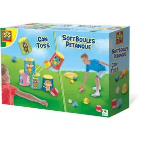 Geschicklichkeitsspiel SES Creative Chamboule-tout and soft petanque balls von SES Creative, Gymnastik & Geschicklichkeit - R...