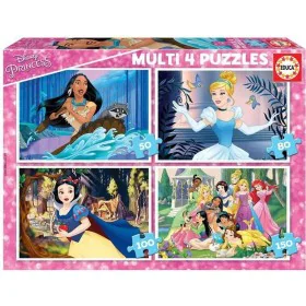 4-Puzzle Set Disney Princess Educa 17637 380 Pieces by Disney Princess, Jigsaws - Ref: S7182131, Price: 30,98 €, Discount: %