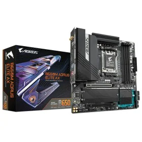 Motherboard Gigabyte B650M AORUS ELITE AX AMD AM5 by Gigabyte, Base plates - Ref: S7185975, Price: 329,73 €, Discount: %