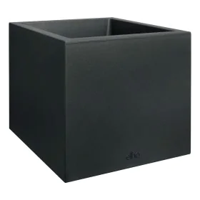 Plant pot Elho Black Ø 39 cm Plastic Squared Modern by Elho, Flower Pots - Ref: S7196654, Price: 71,46 €, Discount: %