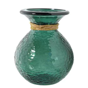 Vase Alexandra House Living Bleu Verre 19 x 25 cm de Alexandra House Living, Vases - Réf : D1629262, Prix : 29,43 €, Remise : %