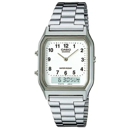 Relógio masculino Casio COLLECTION ANA-DIGIT Prateado (Ø 30 mm) de Casio, Relógios com braselete - Ref: S7201165, Preço: 74,2...