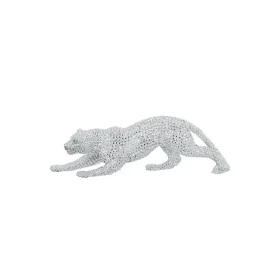 Decorative Figure Alexandra House Living Silver Acrylic Plastic Melamin Leopard 29 x 8 x 10 cm by Alexandra House Living, Col...