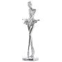 Decorative Figure Alexandra House Living Silver Acrylic Plastic Melamin Ballerina 8 x 7 x 26 cm by Alexandra House Living, Co...