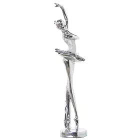 Statua Decorativa Alexandra House Living Argentato Acrilico Plastica Melammina Ballerina 8 x 7 x 30 cm di Alexandra House Liv...