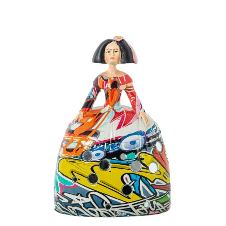 Decorative Figure Alexandra House Living Menina Multicolour Acrylic Plastic Melamin 12 x 8 x 17 cm by Alexandra House Living,...