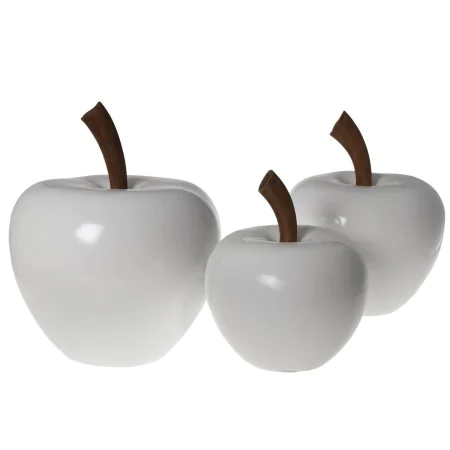 Figurine Décorative Alexandra House Living Blanc Céramique Pomme 25 x 35 cm de Alexandra House Living, Pièces de collection -...