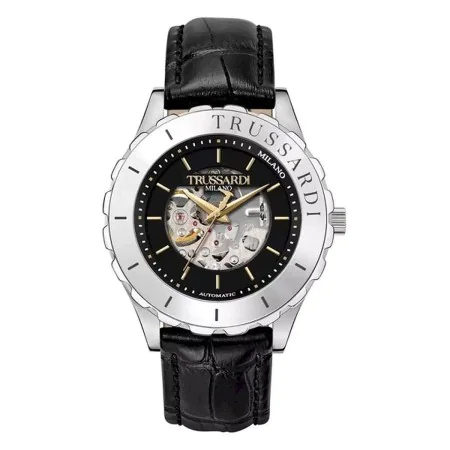 Montre Homme Trussardi T-LOGO Noir (Ø 43 mm) de Trussardi, Montres bracelet - Réf : S7272023, Prix : 178,50 €, Remise : %