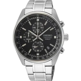 Relógio masculino Seiko SSB379P1 Preto Prateado de Seiko, Relógios com braselete - Ref: S7273823, Preço: 265,79 €, Desconto: %