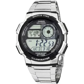 Reloj Hombre Casio AE-1000WD-1AVEF Digital Acrílico Negro Gris Plateado (Ø 45 mm) de Casio, Relojes de pulsera - Ref: S728561...