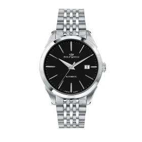 Reloj Hombre Philip Watch R8223217001 Negro Plateado (Ø 41 mm) de Philip Watch, Relojes de pulsera - Ref: S7286297, Precio: 4...