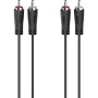 Cable 2 x RCA Hama 00205258 3 m Negro de Hama, Cables - Ref: S7603081, Precio: 9,23 €, Descuento: %