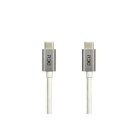 Cable USB-C a USB-C DCU 30402010 Blanco (1 m) de DCU Tecnologic, Cables USB - Ref: S7608250, Precio: 14,98 €, Descuento: %