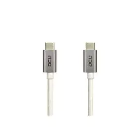 Cable USB-C a USB-C DCU 30402010 Blanco (1 m) de DCU Tecnologic, Cables USB - Ref: S7608250, Precio: 14,98 €, Descuento: %