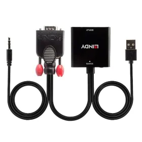 Adattatore VGA con HDMI con Audio LINDY 38284 Nero di LINDY, Adattatori DP-HDMI - Rif: S77102296, Prezzo: 24,08 €, Sconto: %