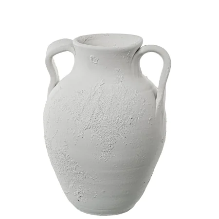 Vase Alexandra House Living White Grey Ceramic 22 x 23 x 30 cm by Alexandra House Living, Vases - Ref: D1629465, Price: 31,85...