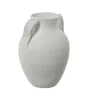 Vaso Alexandra House Living Branco Cinzento Cerâmica 22 x 23 x 30 cm de Alexandra House Living, Jarrões - Ref: D1629465, Preç...