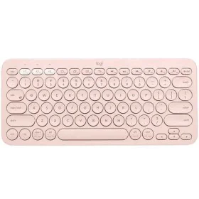 Drahtlose Tastatur Logitech K380 Rosa Qwerty Spanisch von Logitech, Tastaturen - Ref: S7727440, Preis: 48,44 €, Rabatt: %