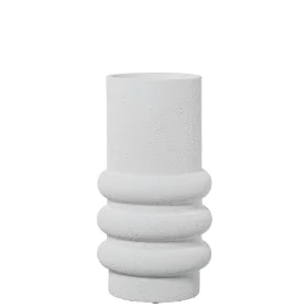 Vase Alexandra House Living White Ceramic 16 x 30 cm by Alexandra House Living, Vases - Ref: D1629471, Price: 55,61 €, Discou...