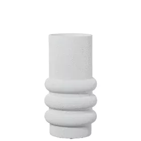 Vase Alexandra House Living White Ceramic 16 x 30 cm by Alexandra House Living, Vases - Ref: D1629471, Price: 60,72 €, Discou...