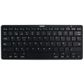 Clavier sans fil Nilox NXKB01B Espagnol Qwerty Noir de Nilox, Claviers - Réf : S7753179, Prix : 13,20 €, Remise : %