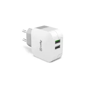 Chargeur de batterie Celly TC2USBTURBO Blanc de Celly, Chargeurs - Réf : S7762264, Prix : 18,27 €, Remise : %