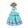 Figura Decorativa Alexandra House Living Menina Celeste Acrílico Plástico Melamina 11 x 11 x 15 cm de Alexandra House Living,...