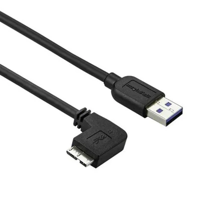 Câble USB vers micro USB Startech USB3AU1MLS Noir 1 m de Startech, Câbles USB - Réf : S7769356, Prix : 16,38 €, Remise : %