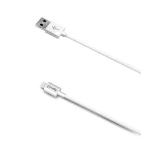 Cable USB a Lightning Celly USBIP52M 2 m Blanco de Celly, Cables Lightning - Ref: S7769486, Precio: 18,74 €, Descuento: %