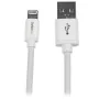 Câble USB vers Lightning Startech USBLT2MW 2 m Blanc de Startech, Câbles Lighting - Réf : S7769509, Prix : 22,42 €, Remise : %