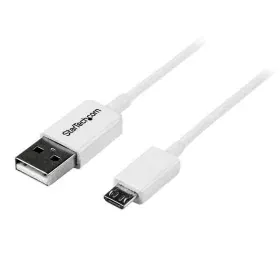 Cabo USB para micro USB Startech USBPAUB1MW Branco 1 m de Startech, Cabos USB - Ref: S7769533, Preço: 8,58 €, Desconto: %