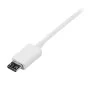 Cable USB a micro USB Startech USBPAUB1MW Blanco 1 m de Startech, Cables USB - Ref: S7769533, Precio: 8,58 €, Descuento: %