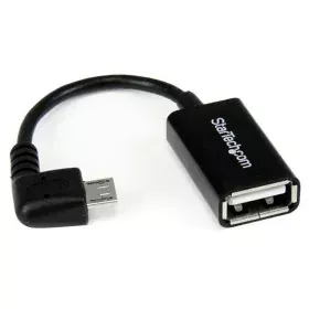 Câble USB vers Micro USB Startech UUSBOTGRA   Noir de Startech, Câbles USB - Réf : S7769928, Prix : 6,61 €, Remise : %