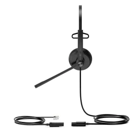 Auricolari con Microfono Yealink YHS34-MONO Nero di Yealink, Cuffie e accessori - Rif: S7772021, Prezzo: 31,38 €, Sconto: %