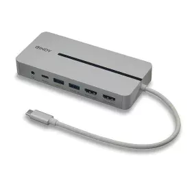 Station d'acceuil LINDY 43360 Gris de LINDY, Hubs USB - Réf : S7779793, Prix : 79,15 €, Remise : %