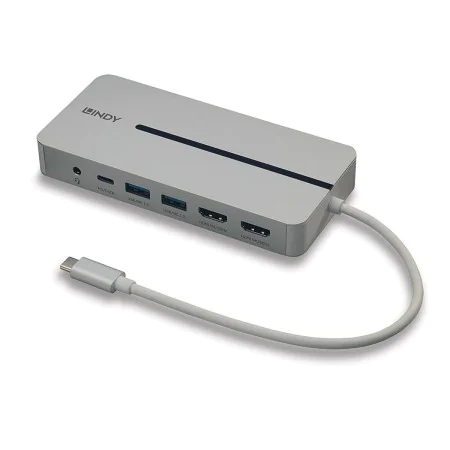 Dockstation LINDY 43360 Grey by LINDY, USB hubs - Ref: S7779793, Price: 79,15 €, Discount: %