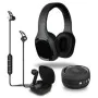 Casques avec Microphone Denver Electronics BTC-413 Noir de Denver Electronics, Écouteurs avec microphones - Réf : S7780190, P...