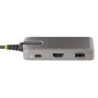 Dockstation Startech 104B-USBC-MULTIPORT Cinzento 4K Ultra HD Preto/Prateado de Startech, Hubs USB - Ref: S7780329, Preço: 46...