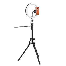 Selfie Ring Light with Tripod and Remote Celly CLICKGHOSTUSBBK by Celly, Selfie Sticks - Ref: S7780783, Price: 43,69 €, Disco...