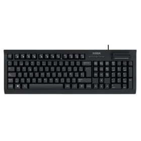 Clavier Nilox NXKIRE0001 Espagnol Qwerty Noir de Nilox, Claviers - Réf : S7781172, Prix : 29,73 €, Remise : %