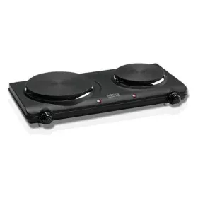 Electric Hot Plate Haeger HP-02B.013A Black 2 Stoves Multicolour 2250W by Haeger, Portable kitchen hobs - Ref: S7781529, Pric...