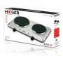 Electric Hot Plate Haeger HP-02S.015A 2 Stoves Red 2250W by Haeger, Portable kitchen hobs - Ref: S7781530, Price: 42,66 €, Di...