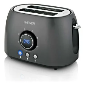 Toaster Haeger TO-08D.012A Black 800 W by Haeger, Toasters - Ref: S7781581, Price: 34,17 €, Discount: %