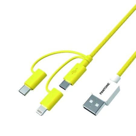 Câble USB Pantone PT-USB003Y1 Jaune 1,2 m de Pantone, Câbles USB - Réf : S7783277, Prix : 18,74 €, Remise : %