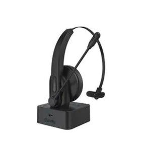 Headphones with Microphone Celly SWHEADSETMONOBK Black by Celly, PC Headsets - Ref: S7783409, Price: 52,43 €, Discount: %