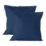 Pillowcase set HappyFriday Navy Blue 60 x 60 cm 2 Pieces by HappyFriday, Sheets and pillowcases - Ref: D1629778, Price: 20,93...