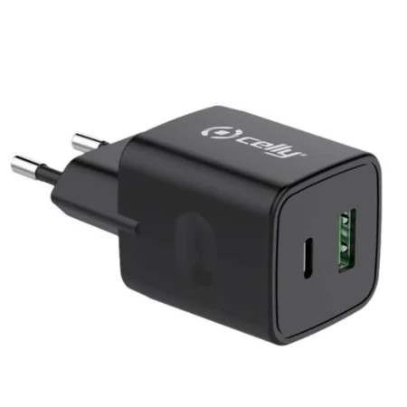 Chargeur mural Celly PLTC20WUSBUSBC Noir 15 W de Celly, Chargeurs - Réf : S7787090, Prix : 17,18 €, Remise : %